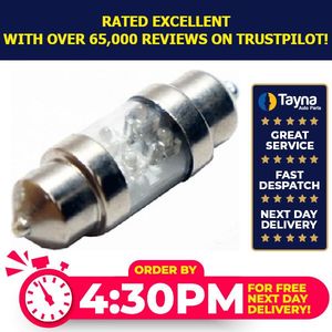 Autolamps 12v Festoon 11x30mm 4-Led Blue (X2) LED269BT