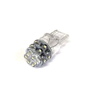 Autolamps 12v 5mm T20 W3x16d 18-Led Green (X2) LED382WGT