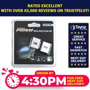 Ring Automotive 12v T10 Wedge Resistor Kit Led (X2) LED501RES