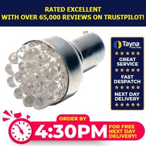 Autolamps 12v Bau15s 19-Led Yellow (X2) LED581YT