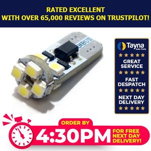 Autolamps 12v W2.1x9.5d Canbus 1-Led White (X2) LEDC501T