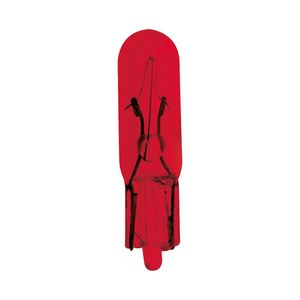 Lucas 12v 1.2w W2x4.6d T5 Red (X10) LLB286R