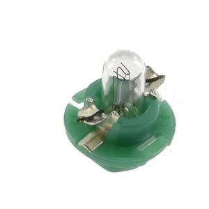 Lucas 12v 2w Bx8.4d Green Bulb (X10) LLB286THLG