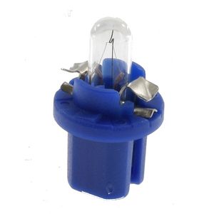 Lucas 12v 1w B8.5d Blue Bulb (X10) LLB286TLP