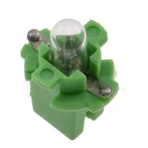 Lucas 12v 2w B8.7d Green Bulb (X10) LLB286TV