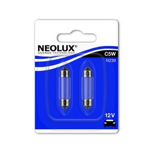 Neolux 12v 5w Sv8.5-8 Festoon (X2) N239-02B