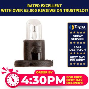 Ring Automotive 12v 1.2w T-1/4nw(Blk)Pan Trade Pk R509TDBK