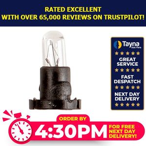 Ring Automotive 14v 1.4w T5 (Blk Bs) Paneltrade Pk R509TYBK