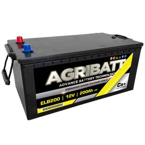 AgriBatt ELB200 Heavy Duty Electric Fence Battery 12V 200Ah
