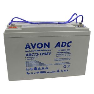 ADC12-125EV AVON Deep Cycle AGM GEL Battery 125Ah