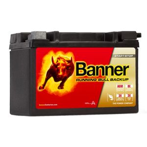 AUX 09 Banner Running Bull Backup Battery 50900