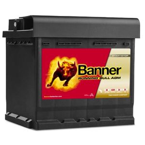 012 AGM Banner Running Bull Leakproof Car Battery (55001)
