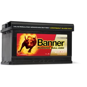 110 AGM Banner Running Bull Leakproof Car Battery (58001)