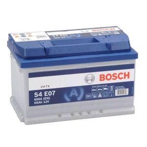 S4 E07 Bosch Car Battery 12V 65Ah Type 100 EFB S4E07