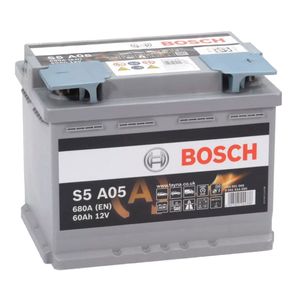S5 A05 Bosch AGM Car Battery 12V 60Ah Type 027 S5A05