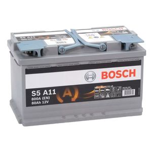 S5 A11 Bosch AGM Car Battery 12V 80Ah Type 115 S5A11