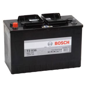 T3 036 Bosch Truck Battery 12V 110Ah Type 664 T3036