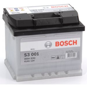 S3 001 Bosch Car Battery 12V 41Ah Type 063 S3001