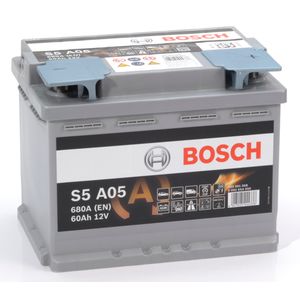 S5 A05 Bosch AGM Car Battery 12V 60Ah Type 027 S5A05