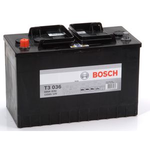 T3 036 Bosch Truck Battery 12V 110Ah Type 664 T3036