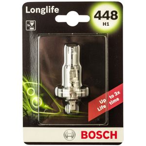 H1 448 Bosch Longlife Halogen Headlight Bulb 12V 55W - 1987301630 - P14.5S