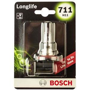 H11 711 Bosch Longlife Halogen Headlight Bulb 12V 55W - 1987301633 - PGJ19-2 