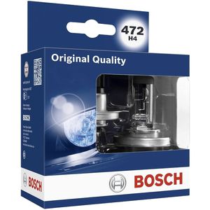 H4 472 Pack of 2 Bosch Original Quality Halogen Headlight Bulbs 12V 60/55W - 1987301621 - P43T