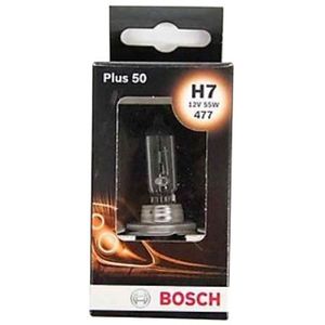 H7 477 Bosch Plus 50 Halogen Headlight Bulb 12V 55W - 1987301860 - PX26D