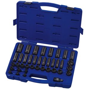Carlyle Tools - 39 Piece 1/2 Drive Metric Master Impact Socket Set - 61-0304