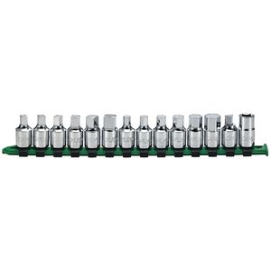 Carlyle Tools - 14 Piece Metric Oil Drain Plug Socket Set - BSODP14