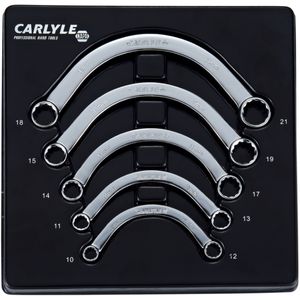 Carlyle Tools - 5 Piece Twelve Point Half Moon Spanner Set - HMWS5M