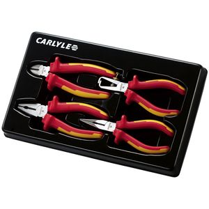 Carlyle Tools - 4 Piece Insulated Electrical Pliers Set - IPS4