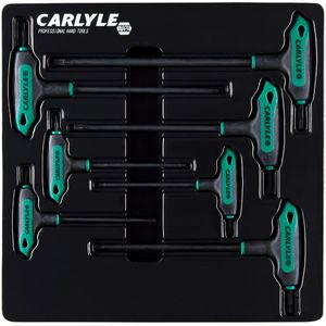 Carlyle Tools - 7 Piece Star Hex Key L-Handle Set - LHTS7