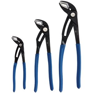 Carlyle Tools - 3 Piece Adjustable Jaw Water Pump Pliers Set - PSAJ3