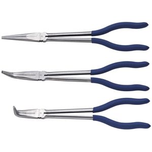 Carlyle Tools - 3 Piece Long Nose Pliers Set - PSLN3