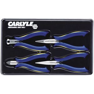 Carlyle Tools - 4 Piece Mini Pliers Set - PSM4