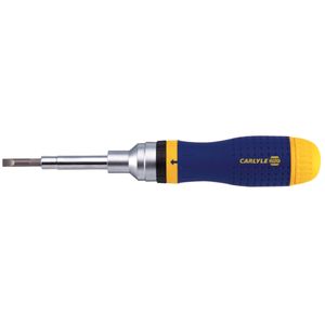 Carlyle Tools - 19 in 1 Ratcheting Bit Screwdriver - RDBS19
