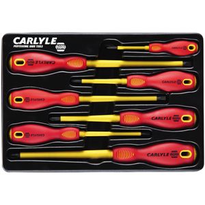 Carlyle Tools - 7 Piece Insulated Electrical Screwdriver Set - SDSI7