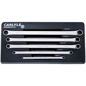 Carlyle Tools - 5 Piece Twelve Point Combination Box End Spanner Set - LDBZW5S