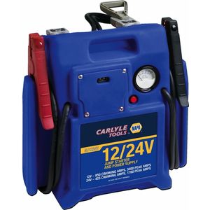 Carlyle Tools - Heavy-Duty 12/24 Volt Jump Starter and Power Supply - NJ1224V