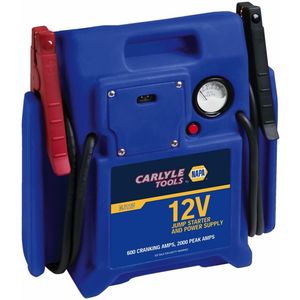 Carlyle Tools - Heavy-Duty 12 Volt Jump Starter and Power Supply - NJ12V