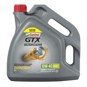 Castrol GTX Ultraclean 10W-40 A3/B4 Oil 4L