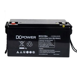 DC12-110LL DC Power Deep Cycle VRLA Battery 90Ah