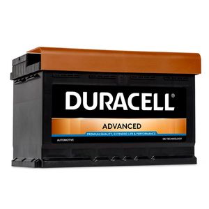 DA74 Duracell Advanced Car Battery 12V 74Ah (096 - DA 74)