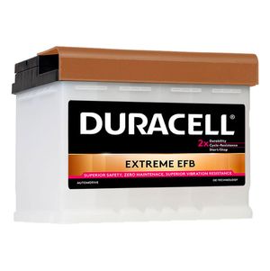 DE60 Duracell Extreme EFB Car Battery 12V 60Ah
