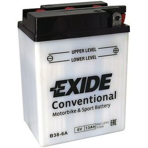 Exide B38-6A 6V Conventional Motorcycle Battery