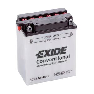 Exide 12N12A-4A-1 12V Conventional Motorcycle Battery
