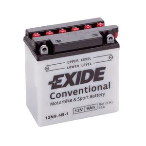 Exide 12N9-4B-1 12V Conventional Motorcycle Battery