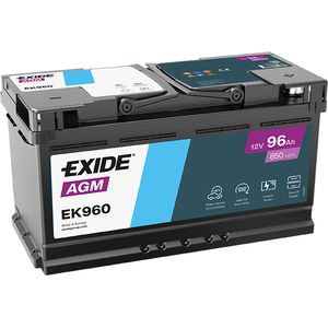 EK960 Exide Start-Stop AGM Car Battery 95Ah 017