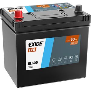 Exide 005R EFB Car Battery 60Ah EL605
